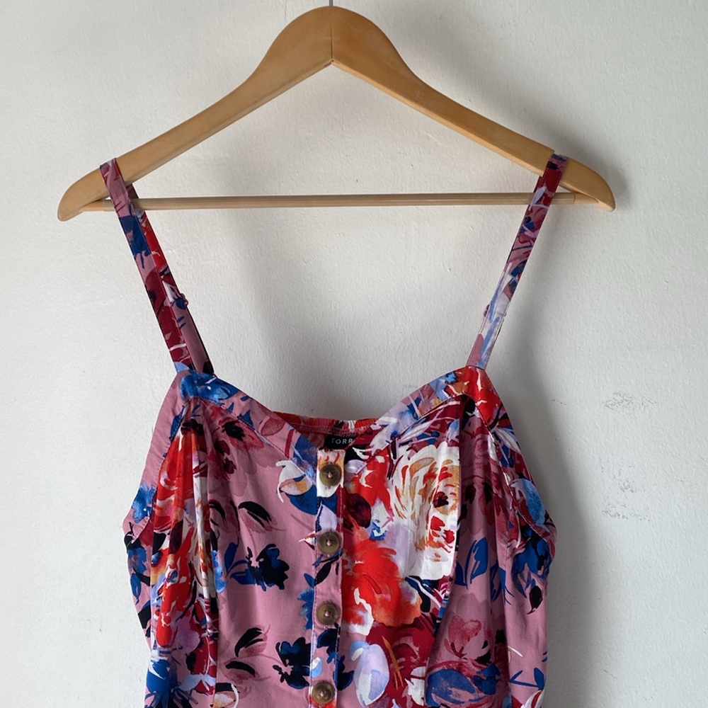 Torrid 5X Challis Seamed Cami Top - Picture 6 of 14